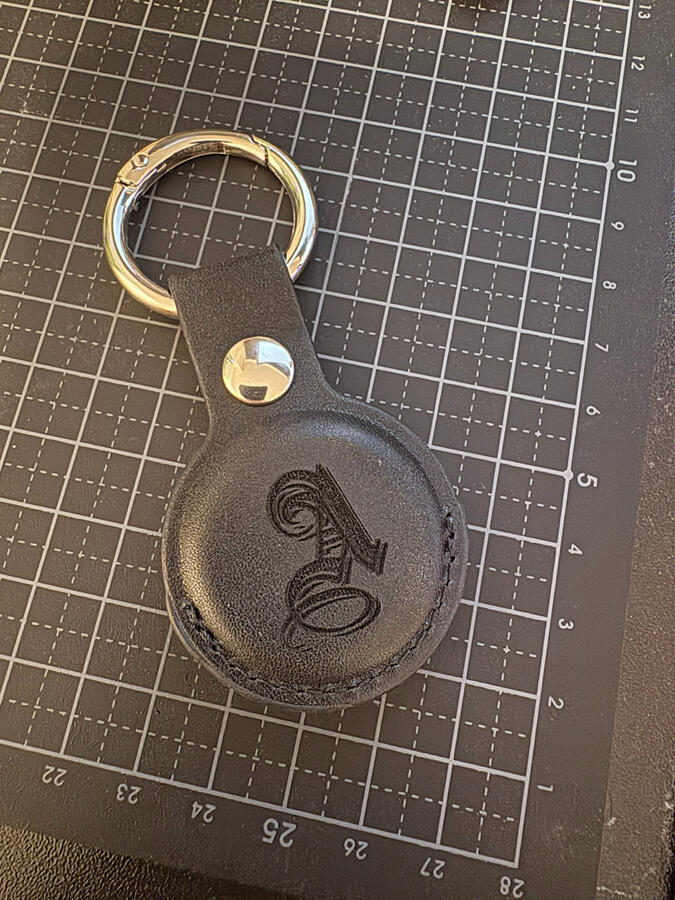 AirTag nøkkelring i pu-skinn - 100kr